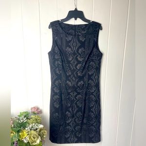 Connected Black Sleeveless Dress